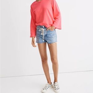 Terry raglan sweatshirt